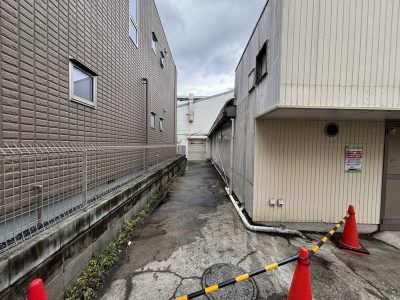 市川市湊新田　アコレ　鉄骨テント撤去後