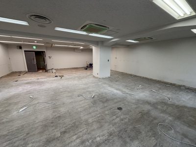 東京都港区六本木　テナント店舗内装解体　原状回復　解体後