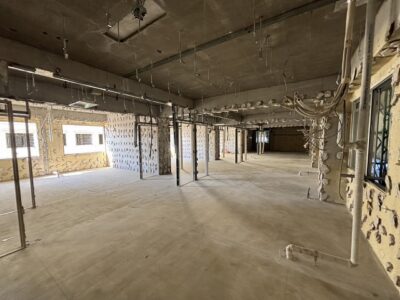 【南浦和の内装解体】621坪(2049㎡)のスケルトン工事 解体後