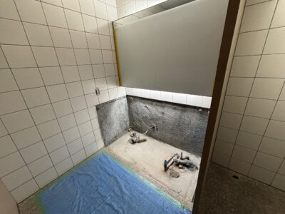 東京都千代田区オフィス 夜間内装解体工事　解体後